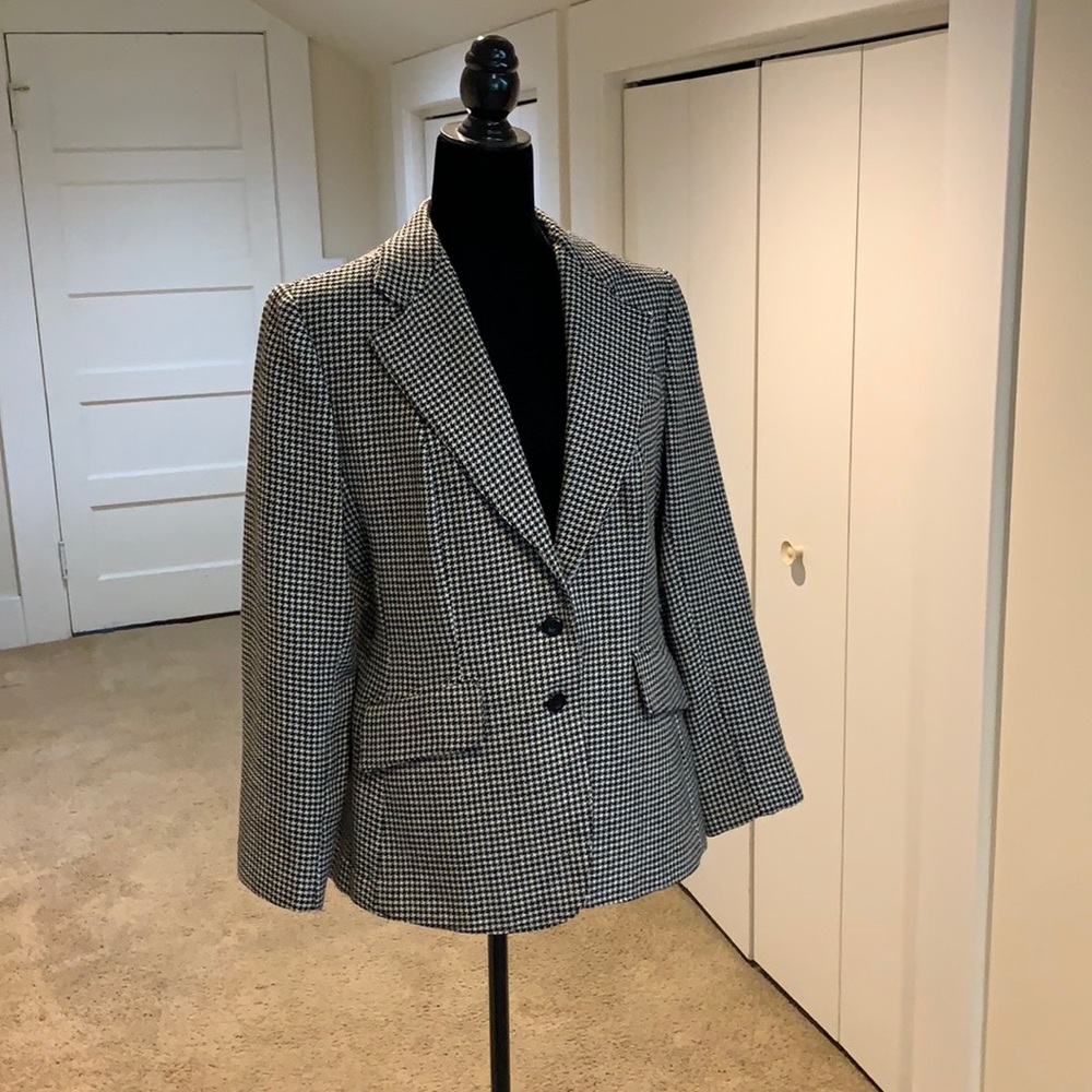 Vintage Kirkland Hall houndstooth blazer